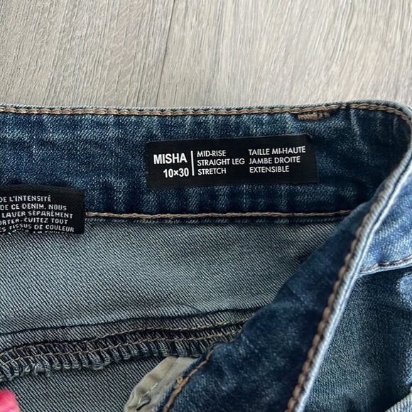 Buffalo David Bitton Women's Straight Leg Jeans - Blue - Picture 7 of 12